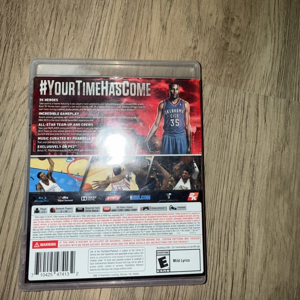 NBA 2K8 and NBA 2K15 for PlayStation‎ 3